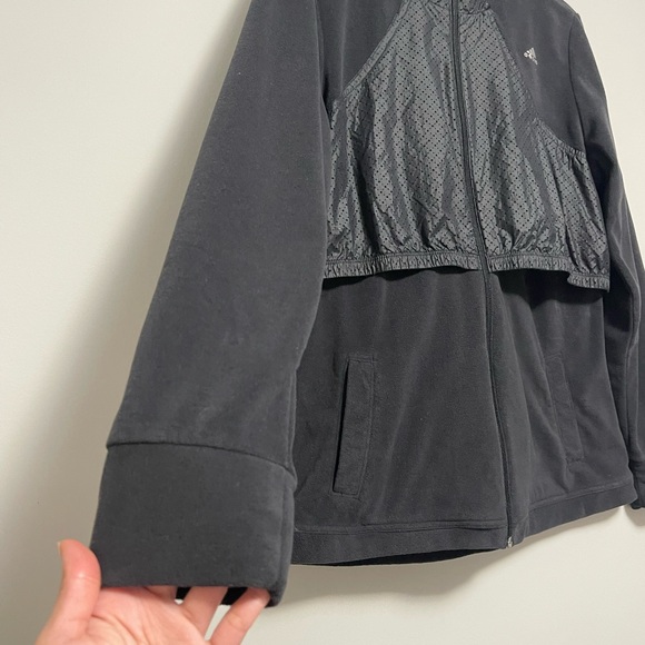 Adidas Climawarm Fleece Zip-up Jacket Size Large - Picture 4 of 8